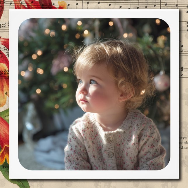 Vierbettzimmer-quadrat, Retrogrenze für Foto (4x4 Square Retro Border for Photo)