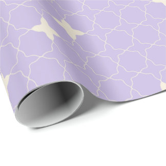 Vierblatt Geometrisches Muster Geschenkpapier