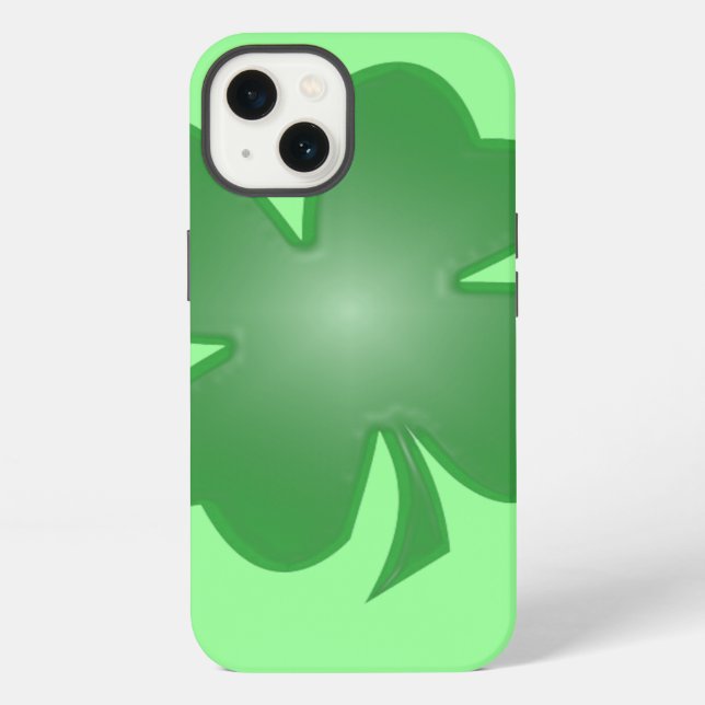 Vierblattklee iPhone Hülle (Rückseite)