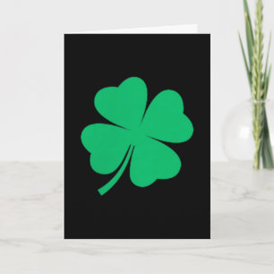 Vierblattklee-Tasche irischer Shamrock St. Patrick Karte