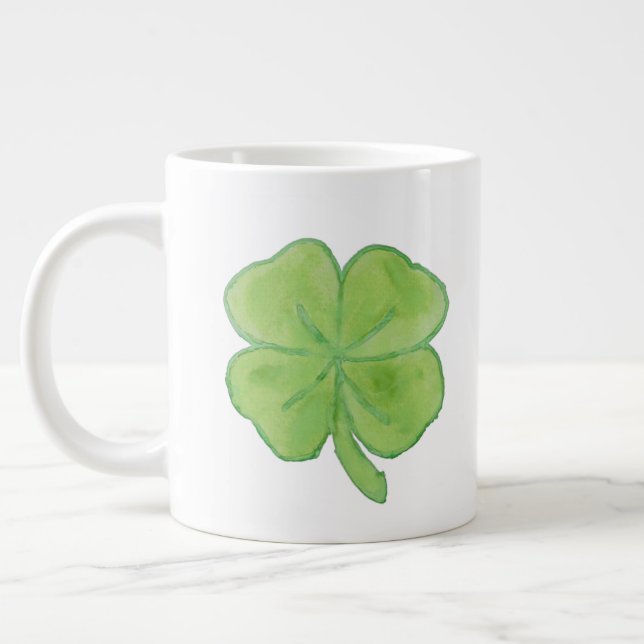 Vierblättrige Clover Jumbo-Tasse (Links)