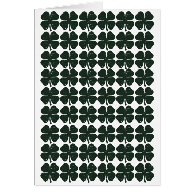 vierblättrige Kleeblatten. (Vorne)