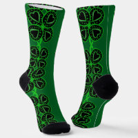 Vierblättriger Clover Heart Moderner St Patrick's