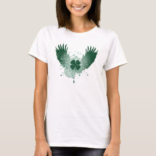 vierblättriges Kleeblatt. Hi-Fi. T-Shirt