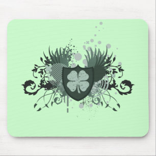 vierblättriges Kleeblatt. Hi-Fi. v2. Mousepad
