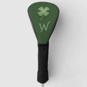 vierblättriges Kleeblatt initialisiert Golf Headcover