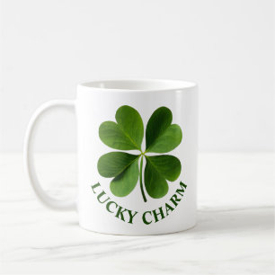 vierblättriges Kleeblatt Kaffeetasse