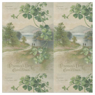 vierblättriges Kleeblatt Killarney Stoff