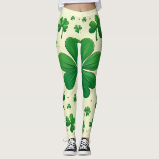 vierblättriges Kleeblatt Leggings