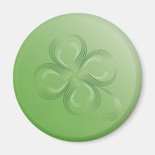 vierblättriges Kleeblatt Magnet