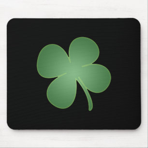 Vierblättriges Kleeblatt Mousepad