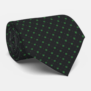vierblättriges Kleeblatt Neck Tie Krawatte