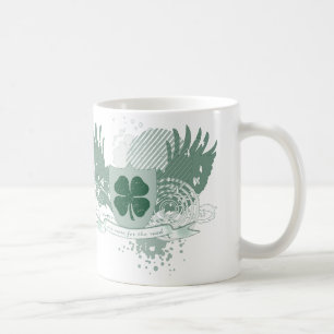 vierblättriges Kleeblatt. noch eines für die Straß Kaffeetasse