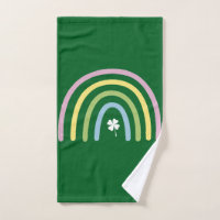 vierblättriges Kleeblatt Rainbow St Patrick's Day