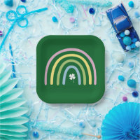 vierblättriges Kleeblatt Rainbow St Patrick's Day