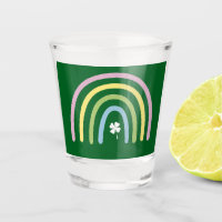 vierblättriges Kleeblatt Rainbow St Patrick's Day