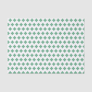 Vierblättriges Kleeblatt Seidenpapier
