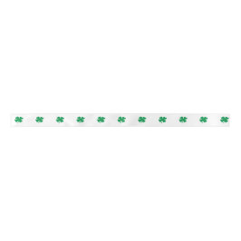 Vierblättriges Kleeblatt Spule des Bandes Satinband