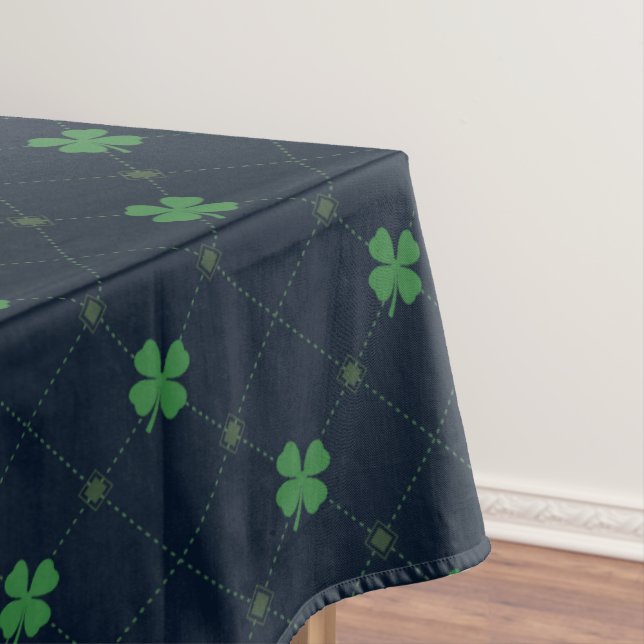 vierblättriges Kleeblatt Tischdecke (Beispiel)