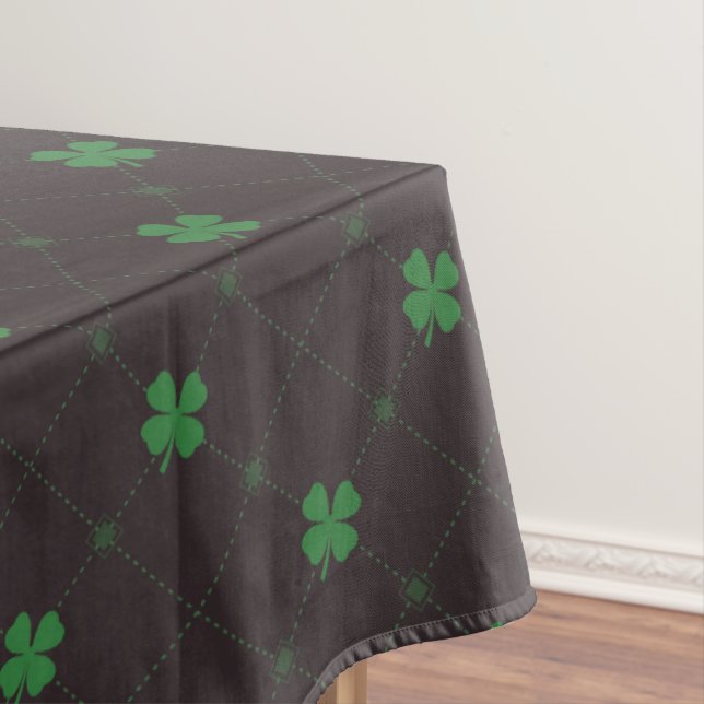 vierblättriges Kleeblatt Tischdecke (Beispiel)