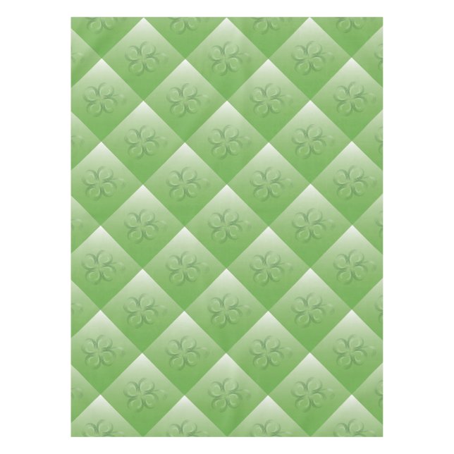 vierblättriges Kleeblatt Tischdecke (Vorderseite)