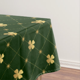 Vierblättriges Kleeblatt Tischdecke