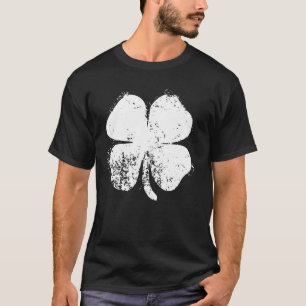 vierblättriges Kleeblatt Vintage Saint Patrick Day T-Shirt