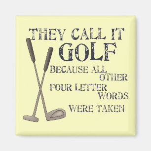 Vierbuchstabe Magnet