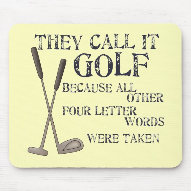 Vierbuchstabe Mousepad (Vorne)