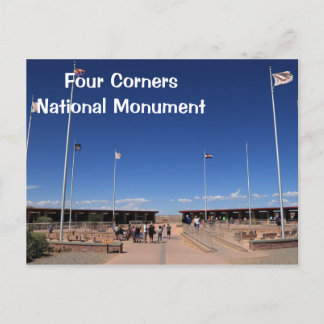 Vierecke Nationaldenkmal Postkarte