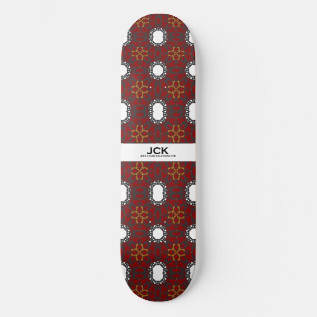 Vierer Band Kaleidoskop Art. 3 Skateboard (Vorderseite)