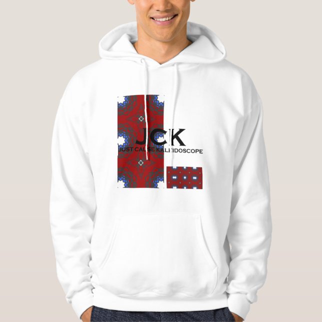 Vierer Band Kaleidoskop Art Zwölf Hoodie (Vorderseite)
