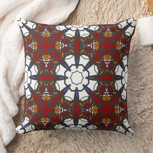 Vierer Band Kaleidoskop Art Zwölf Kissen (Decke)