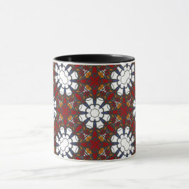 Vierer Band Kaleidoskop Art Zwölf Tasse