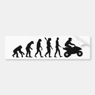 Viererkabel der Evolutions-ATV Autoaufkleber