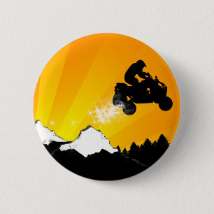 Viererkabel. orange Sonnenuntergang Button