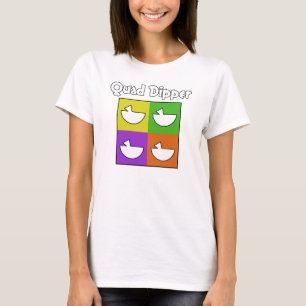 Viererkabel-Schöpflöffel (nur Front) T-Shirt