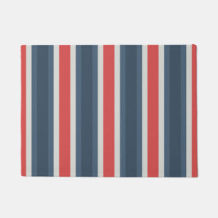 Vierfarbige Combo - Rot-Grau-Blau-Blau Fußmatte