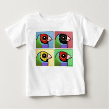 Vierfarbiges Gouldian Finish
