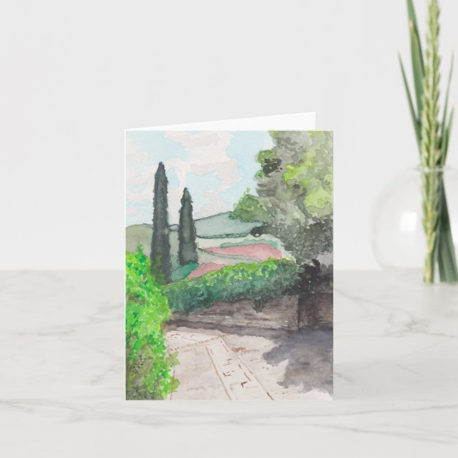 Vierge, aquarelle (Devant)