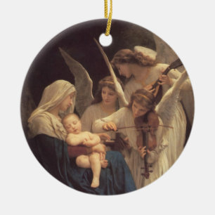 Vierge aux Anges Keramikornament