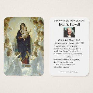Vierge catholique Marie Anniversaire de la mort Ai