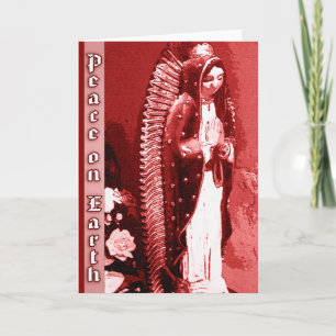 Vierge de carte de Noël de Guadalupe