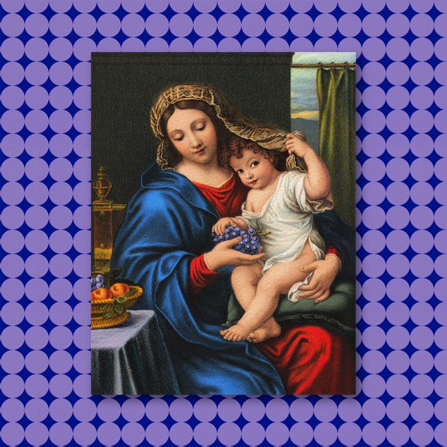 Vierge de la carte des raisins (Créateur téléchargé)
