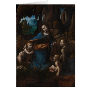 Vierge des Rochers par Léonard de Vinci
