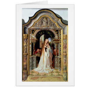 Vierge et enfant avec trois anges, panneau central