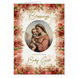 Vierge Marie catholique Félicitations Nouvelle car