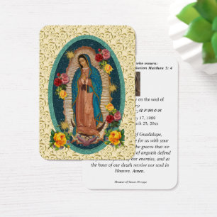 Vierge religieuse Marie Guadalupe Mexique Funérail