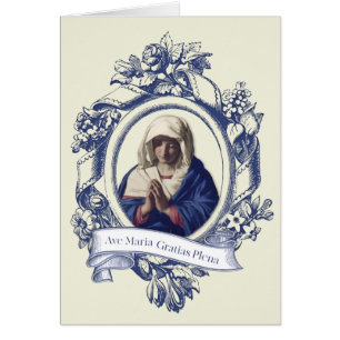 Vierge religieuse Mère Marie Vintage catholique