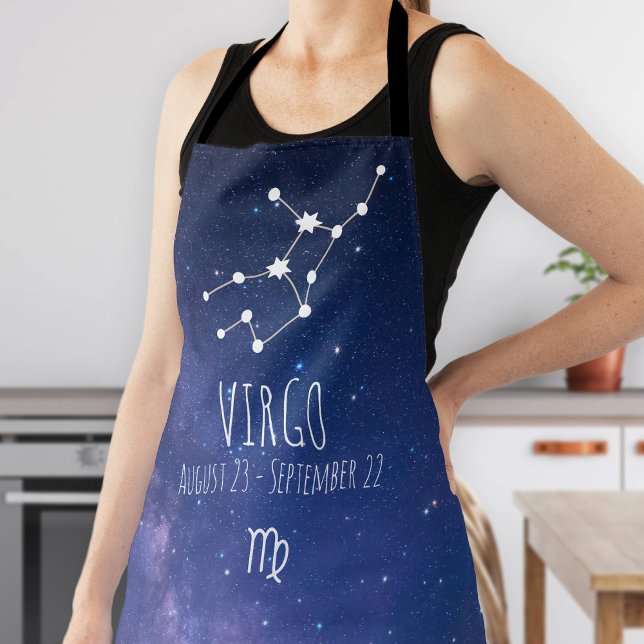Vierge | Tablier de constellation Zodiaque personn (Créateur téléchargé)